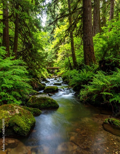 Forest Creek Scene, Washington