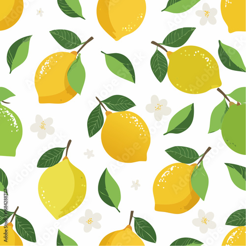 Lemon fruit icon seamless pattern background in flat style organic fruits vector illustration on isolated background vitamin c food sign business concept
1