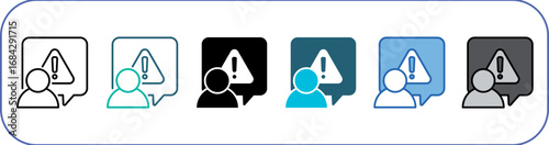 Whistleblower Icon Pack Multistyle Editable Stroke