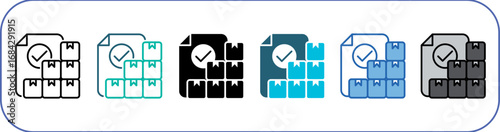 Audit Icon Pack Multistyle Editable Stroke