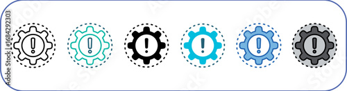 Risk Management Icon Pack Multistyle Editable Stroke