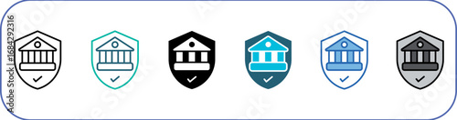 Policy Icon Pack Multistyle Editable Stroke