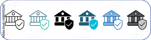 Securities Icon Pack Multistyle Editable Stroke