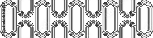 Stripe line mid century background vector for retro aesthetics, minimal art, and graphic design. Useful for illustrating a timeless, classic feel.