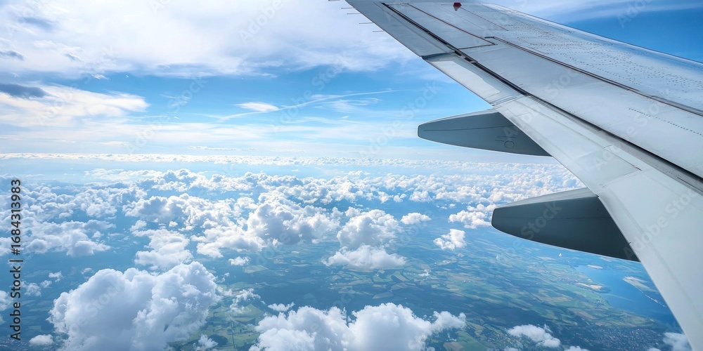 Fototapeta premium Skydiving from an airplane