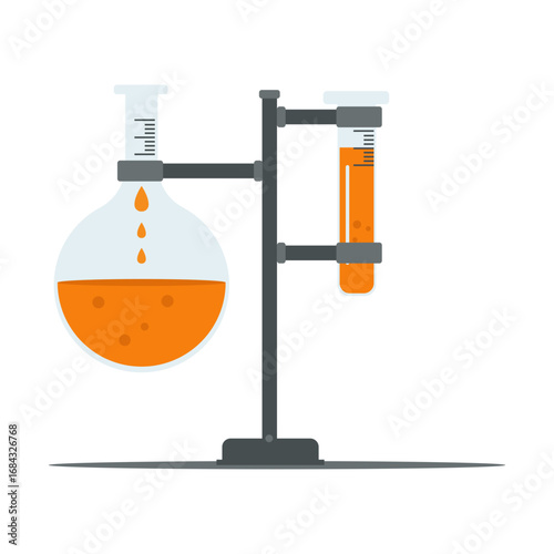 Glassware Laboratory Illustration