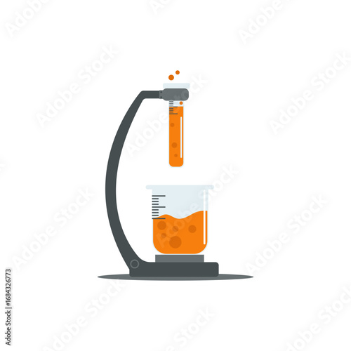 Glassware Laboratory Illustration