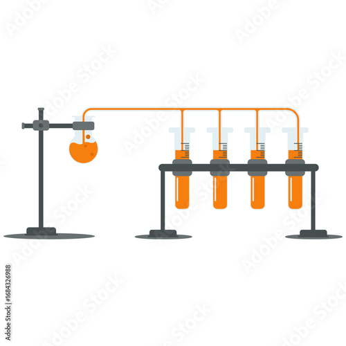 Glassware Laboratory Illustration