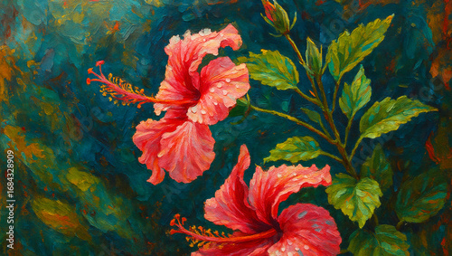 Tropical Hibiscus