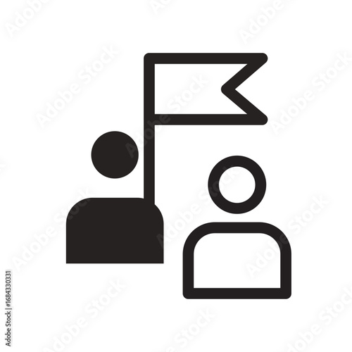 Leadership Icon of Conflict Resolution Icon Set