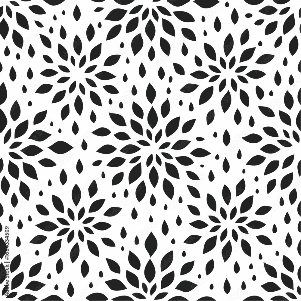 Marcador de padrão sem costura preto e branco e fundo de tinta em estilo escandinavo minimalista desenhado à mão para tecido Papel de parede papel de embrulho roupa de cama Vetor
2