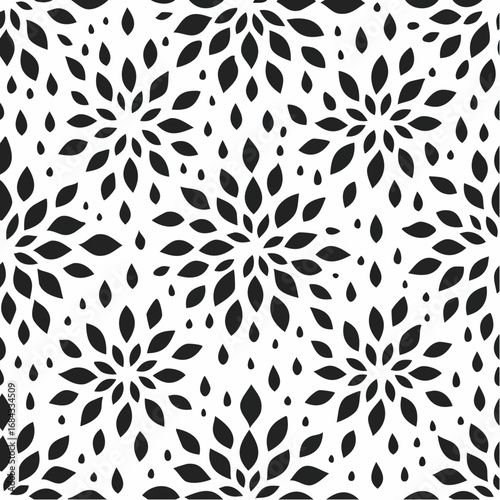 Marcador de padrão sem costura preto e branco e fundo de tinta em estilo escandinavo minimalista desenhado à mão para tecido Papel de parede papel de embrulho roupa de cama Vetor
2