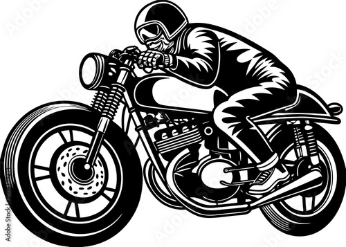 man riding a motorcycle