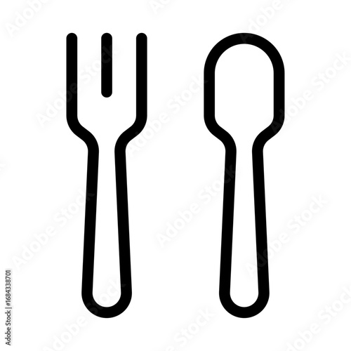 Healthy Meals Line Icon of Habit Stacking Icon Set