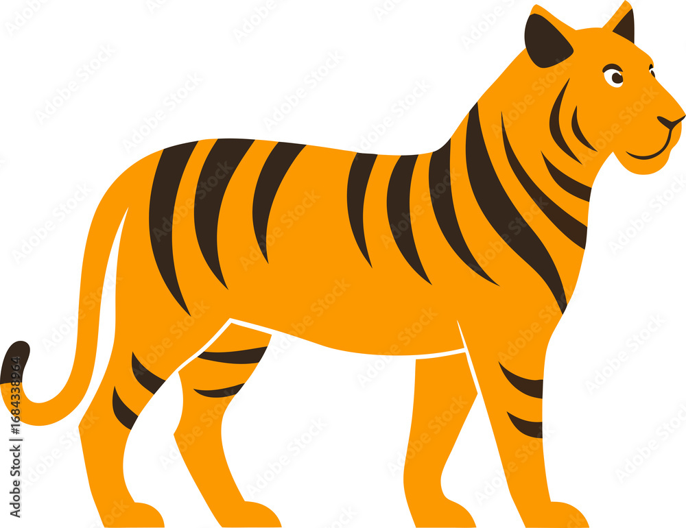 Fototapeta premium zebra vector illustration