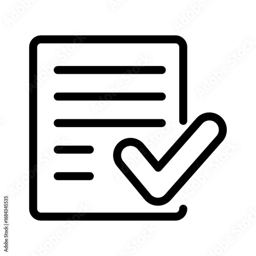 Verified Info Line Icon of Misinformation & fact-checking Icon Set