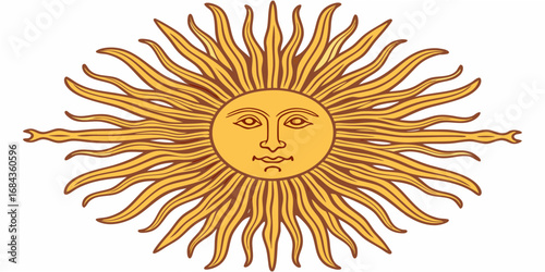 The sun of may a symbol of argentina and uruguay