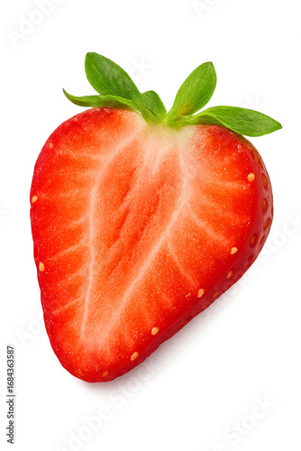Fresh sliced strawberry