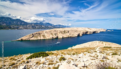Fototapeta Naklejka Na Ścianę i Meble -  Island View, Croatia, Seascape