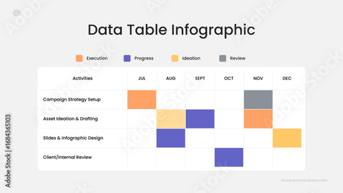 Data Table Infographic