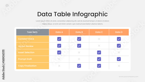 Data Table Infographic