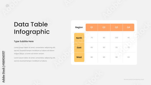 Data Table Infographic