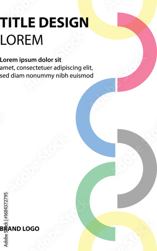 colorful half circle background. geometric shape patterns, ideal for modern designs, digital projects, banners and creative visual presentations.