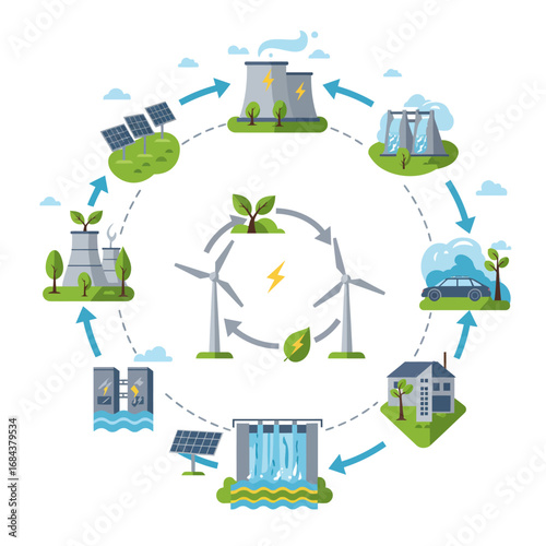 Green Energy Infrastructure: Harnessing Nature for a Sustainable Future