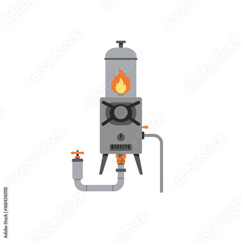 Portable Stove Using Biogas as a Clean Fuel