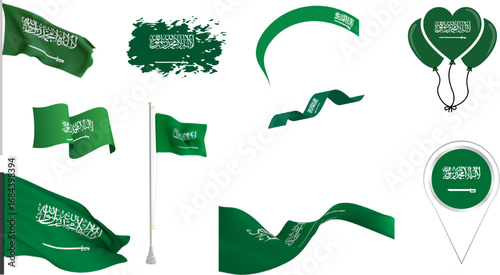 Saudi Arabia flag and banner