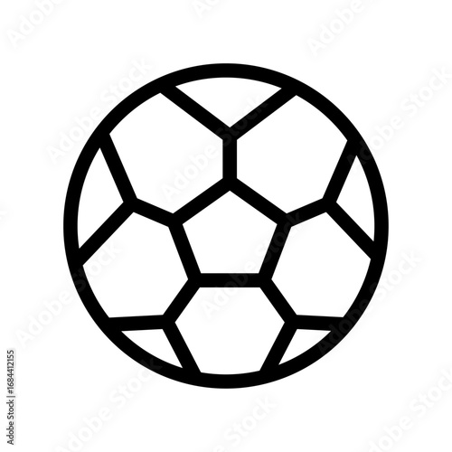 Football Line Icon of Sports and Recreation Icon Set