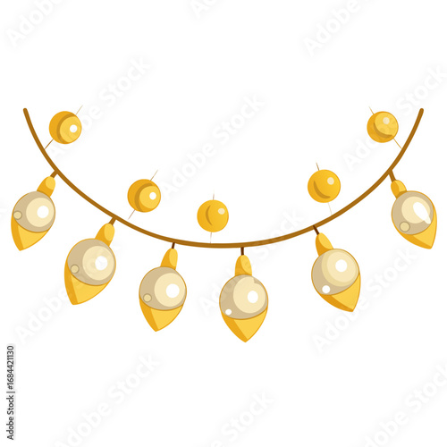 golden christmas baubles