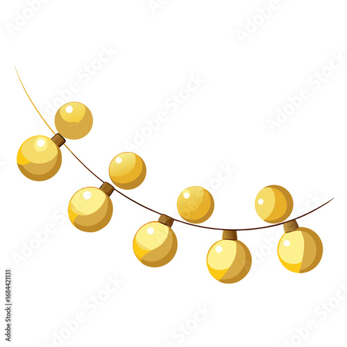golden christmas baubles