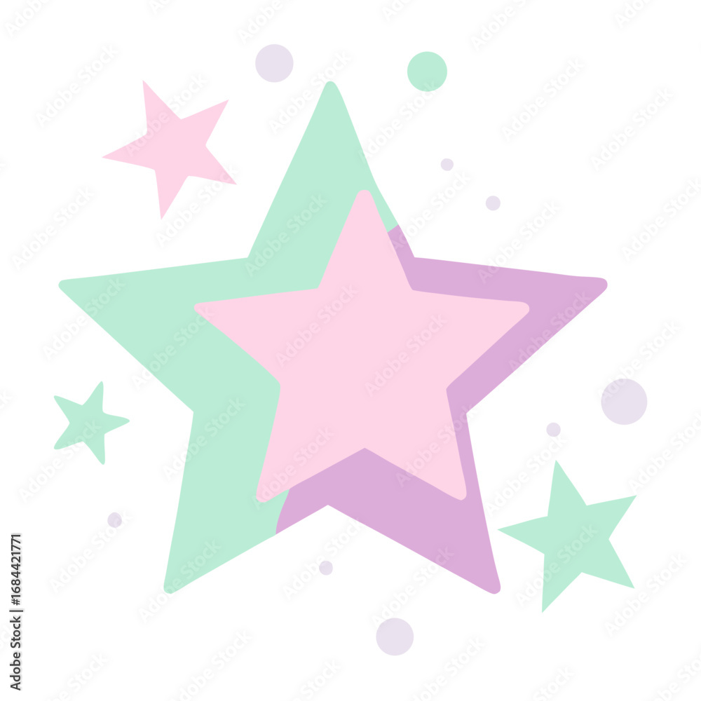 Obraz premium abstract background with stars