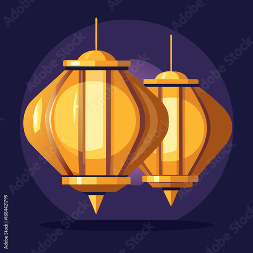 lantern on the wall