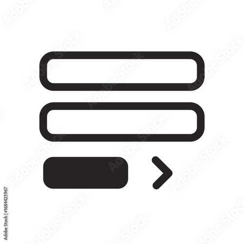 Progress Steps Line Icon of General UI-UX and IAgation Icon Set