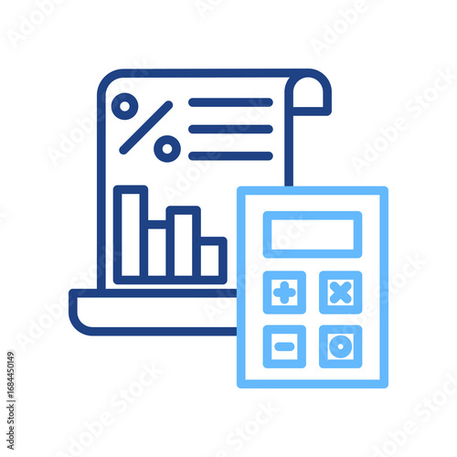 Roi Calculation line color icon