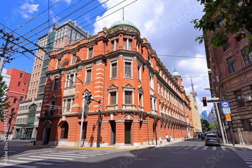 Photography : Elegant historical buildings near the Bund (Waitan) Shanghai, China
