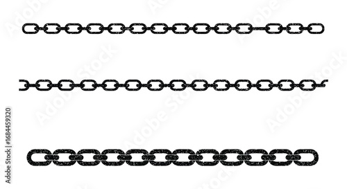 chain links in various sizes and styles displayed
