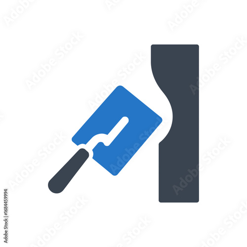 Trowel Applying Mortar Icon