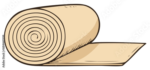 Rolled Bandage Illustration