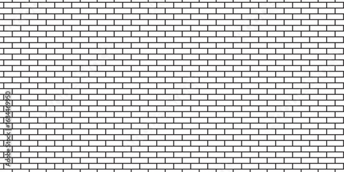 white brick wall texture and solid bricks seamless pattern background.	