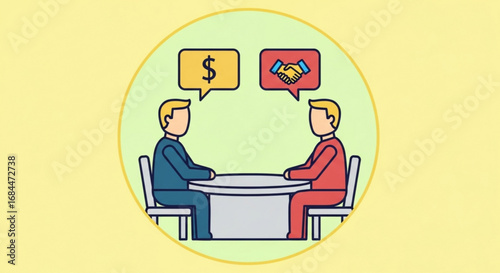 Business meeting negotiation deal partnership agreement collaboration discussion finance success