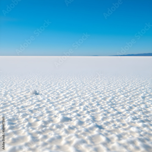 Salt flat landscape
