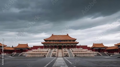 The scenery of the CBD building complex in Beijing, China