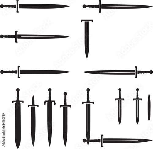 Silhouetted Sword Collection