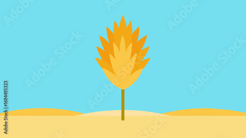 Bright Broom Plant Nature Vector Image Capturing Vivid Floral Display