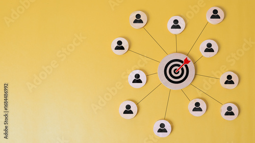 Foto Customer relationship management concept