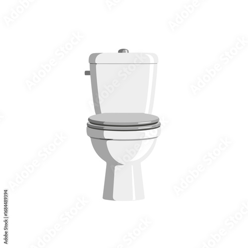 Sanitary fixture vector illustration symbolizing hygiene and sanitation practices in residential