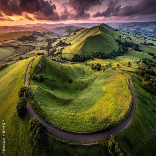 Rolling Hills at Twilight